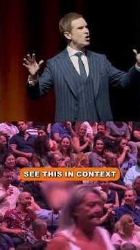 A disruptive audience member pushes things too far... #jimmycarr #crowdwork #hecklers #standupcomedy