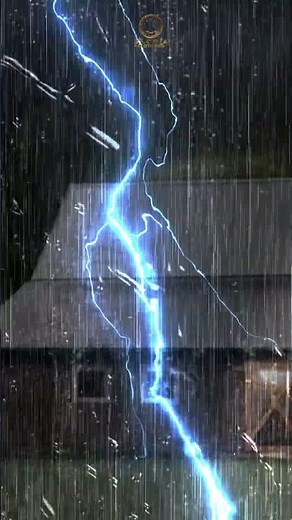 Do you fall asleep to rain? 🌧️Try these natural thunderstorm sounds