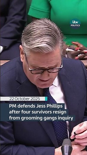 PM defends Jess Phillips after four grooming gang survivors resign from inquiry | ITV News