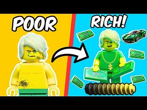 POOR VS RICH LEGO Ninjago Minifigure...