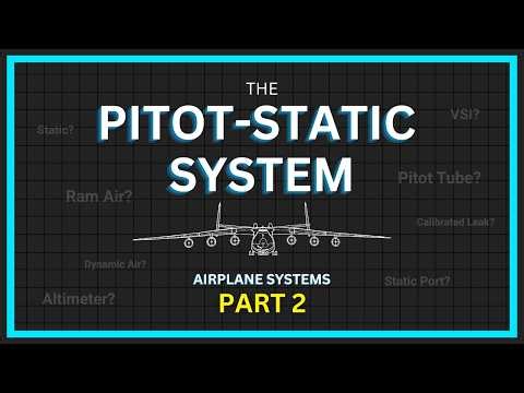 Instrumentation of an Airplane | PART 2 - The Pitot-Static System
