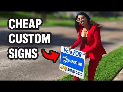 Custom Yard Signs - Best Price Guaranteed