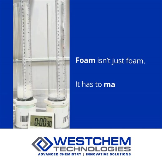 ☝️Foam isn’t just foam — it has to match the system. In manual spray applications, higher foam can be a benefit. In recirculating systems, it’s a risk. That’s why we use foam analysis to evaluate both foam generation and breakdown, helping identify formulations that perform reliably across different production setups. The right foam profile supports smoother operation, protects equipment, and reduces avoidable headaches down the line. WestChem Technologies 🧪 Lab testing that turns chemistry int