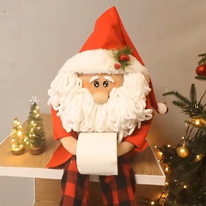 DIY 5L bottle Santa toilet paper holder | Life and Fun Story