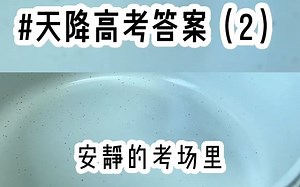 天降高考答案（2）
