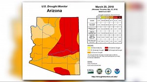 A third of Arizona is experiencing extreme drought conditions