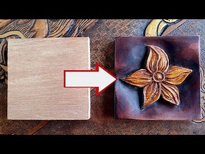 Dremel Carving a Relief Flower