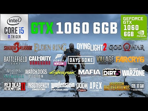 GTX 1060 6GB Test in 30 Games in 2022