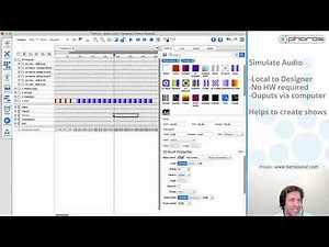 Pharos and Audio – input, output, simulation, timecode and MIDI - 2021