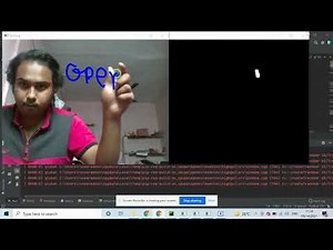 Computer Vision Project | Writing on Air | Project with code in Github | Python OpenCV Project
