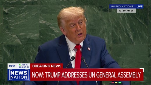 9.4K views · 244 reactions | “What is the purpose of the United Nations?”: Trump slams the U.N. while speaking to world leaders Tuesday, saying it did not help him work to end wars and only gave him “a bad escalator and a bad teleprompter.” More: https://tinyurl.com/4yz4mn77 | NewsNation | Facebook