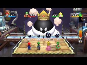 Mario Party 9 | Bombard King Bob-omb