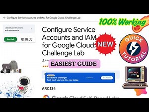 Configure Service Accounts and IAM Roles for Google Cloud: Challenge Lab #ARC134 | 1 Lab = 1 Badge