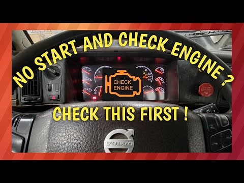 How To Diagnose No Crank No Start & Check Engine Light. Volvo Freightliner Peterbilt Kenworth + more