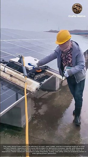 How to Properly Clean Solar Panels Using a Robotic Cleaning System: Solar Panel Cleaning Robot