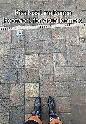 Kiss Kiss Line Dance Tutorial for Visual Learners