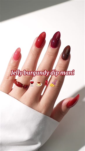 💅Meet your new fall signature. 🍷Our Jelly Dip collection delivers a deep, wine-red gloss that’s totally DIY. Achieve a luxurious, salon-grade mani without leaving home. 🛒Search AZUREBEAUTY Dip Powder on Amazon #azurebeauty #dippowder #nails #fallnails #diynails