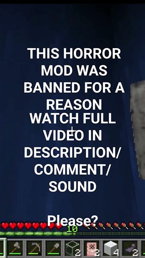This Minecraft Mod Was Banned For A Reason #horrorminecraft #minecraft #minecraftmob