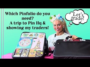 Pin Hq shopping for a Pinfolio! Plus, see my Disney Pins Traders
