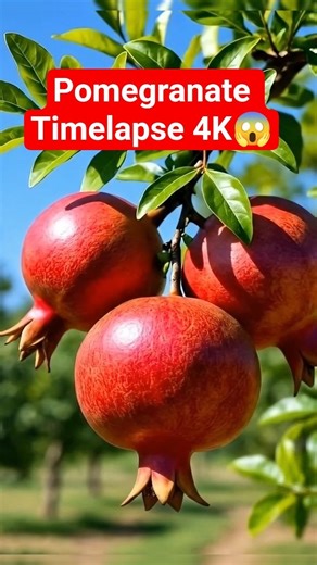 Nature Timelapse – Pomegranate Life Cycle in 16 Seconds #timelapse
