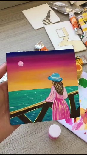 Ideas para pintar un cuadro fácil - Tutorial paso a paso