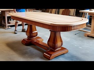 Design A Large Rectangular Dining Table For The Kitchen That Is Very Special - Let's See