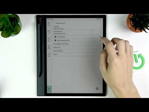 ONYX Boox Note Air 3 C – How to Change Default Keyboard