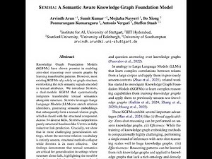 SEMMA: A Semantic Aware Knowledge Graph Foundation Model. Created w/ SARAL. Accepted at EMNLP 2025.
