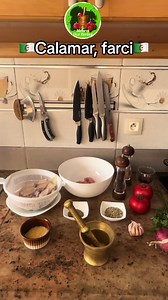 Délicieuse recette de Calamar Farci Algérien par Chef Redouane Berber