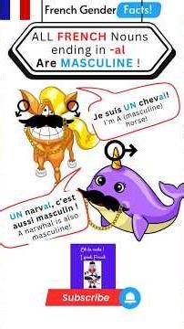 French Grammar Hack: ALL Nouns Ending in -AL are MASCULINE | Learn French Gender Rules Fast #french