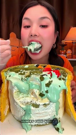 Cake Eating 😋🤤 #mukbang #mukbanghorfun #koreanfood #food