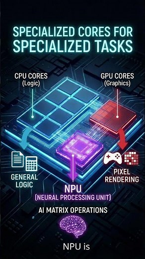 What is an NPU? (CPU vs GPU vs NPU) 🧠