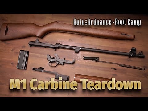 Auto-Ordnance Boot Camp: M1 Carbine Teardown