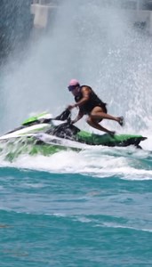 What's the jetski captain doing in this video at the Haulover Inlet?😳 | Joseph Levy