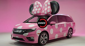 Honda Odyssey And Disney Create A One-Off Minnie Van | Carscoops