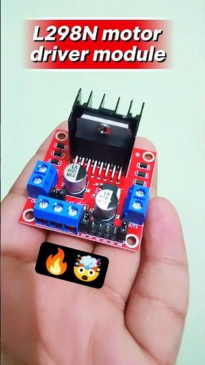 🔥L298N powerful motor driver module.#electronics #motor #l298n #shorts
