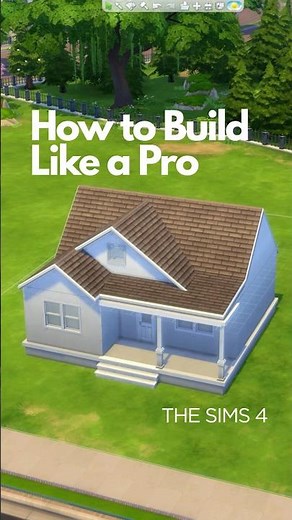 How to Build Like a Pro in The Sims 4 | The Sims 4 Build Tips💡 #gaming #sims4 #sims4build