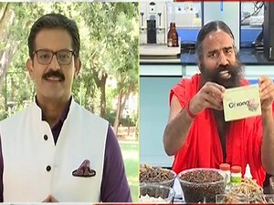 73K views · 829 reactions | Ramdev talks about Patanjali's medicine against Covid with Sumit Awasthi | Full Interview | ABP Live | Facebook