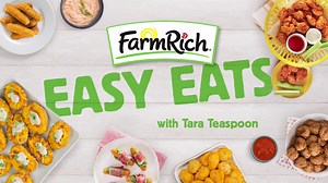 4.5K views · 37 reactions | An easy eat with a touch of sweet. Tara Teaspoon is cooking up Mozzarella Waffle Bites with Peach Salsa for SUMMER. Delish! | Farm Rich | Facebook