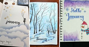 18 Cute January Bullet Journal Ideas to Inspire You