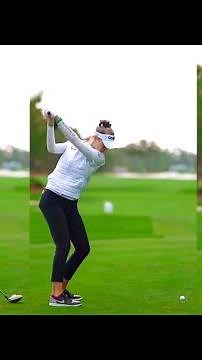 NELLY KORDA GOLF SWING - SLOW MOTION
