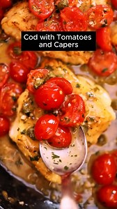 2.8K views | How to make Cod with Tomatoes and Capers Ingredients...