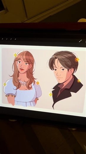 Soft Vintage Art: Drawing a Lady and Gentleman