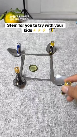 1.3K views · 5.1K reactions | Spin coin experiment with battery  .#science #experiment #viral #explore #diy #facebook | Himanshu Experiment | Facebook