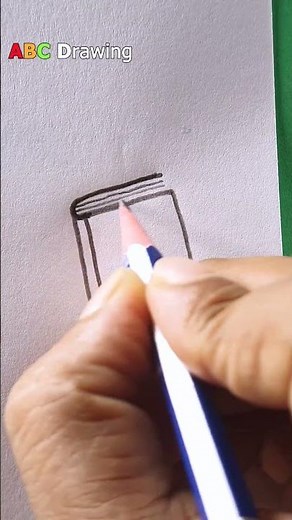 Easy Book Drawing | Easy Drawing With Pencil #art #shorts