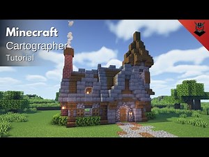 Minecraft: How to Build a Medieval Cartographer's House | Medieval House (Tutorial)