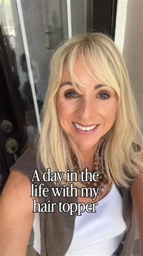 All day, every day： soft, natural, effortless. 💕 The Silk Top Remy Human Hair Topper gives me comfort that lasts all day and night. Soft. Breathable. Completely natural. With 100% Remy human hair and a smooth silk base, I don’t just look natural — I feel it. 💕 It‘s so light and real, you’ll forget you’re wearing it. ✨ Featuring Amber topper 626R Vanilla Butter Blonde 12'' If you are looking for a silk top topper with bangs, You can check： http://bit.ly/4pv1H8D 👻 HALLOWEEN SALE IS ON! Don’t mi