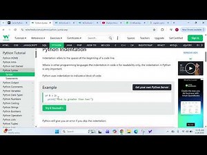 Python basic from W3 school