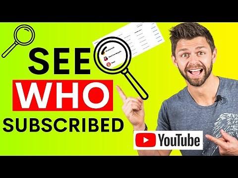How to Check WHO SUBSCRIBED to your YouTube Channel