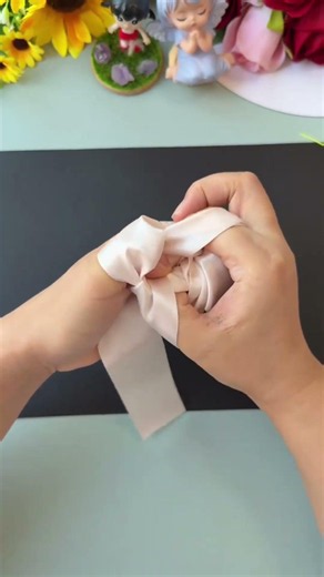 🎀 Beautiful Ribbon Bow in Minutes ✨ Easy DIY Hair Bow Tutorial